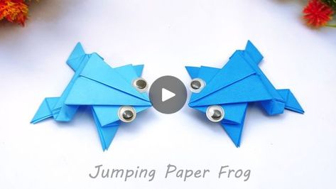 How To Fold Origami Frog | DIY Paper Jumping Frog | Moving Paper Toy Frog | School Project Ideas | Learn how to make easy paper frog step by step - DIY back to school project ideas - Handmade paper frog

#Crafts  #OrigamiFrog  #PaperFrog | By DIY And Paper CraftsFacebook Paper Jumping Frog, Frog Diy, School Project Ideas, Paper Frog, Origami Frog, Jumping Frog, Frog Crafts, Diy Back To School, Paper Toy