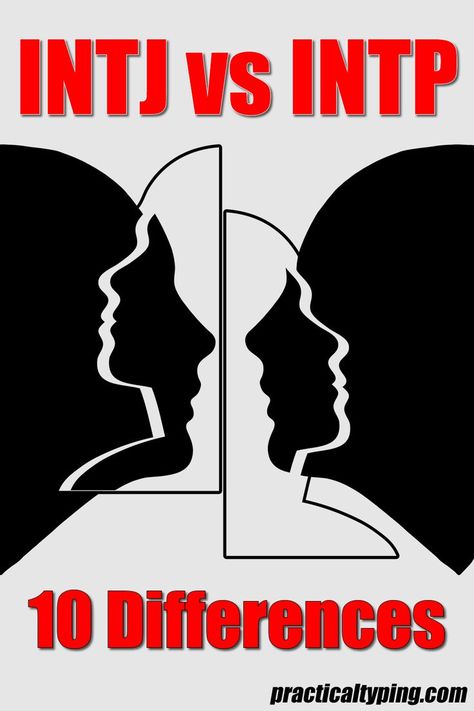 "INTJ vs INTP is a surprisingly common typing dilemma, in spite of the fact that the differences between these two types are fairly prominent. Regardless, this dilemma plagues many. We had a really old article on INTJ vs INTP differences, but decided it was time to give it a major overhaul. In the original, I merely provided general overviews of each personality type, because all I could..." Intp Facts, Intp Vs Intj, Intp X Intj, Intp Intj Relationship, Intj Intp Relationships, Which Type Of Intp Are You, Intp Female, Intp Intj Memes Funny, Intp Memes Truths