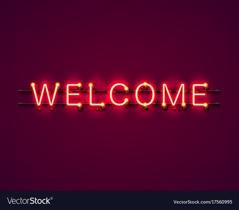 Neon Welcome Sign, Youtube Banner Design, Dream Place, Youtube Banner, Frame Gallery, Photo Frame Gallery, Youtube Banners, Red Background, Banner Design