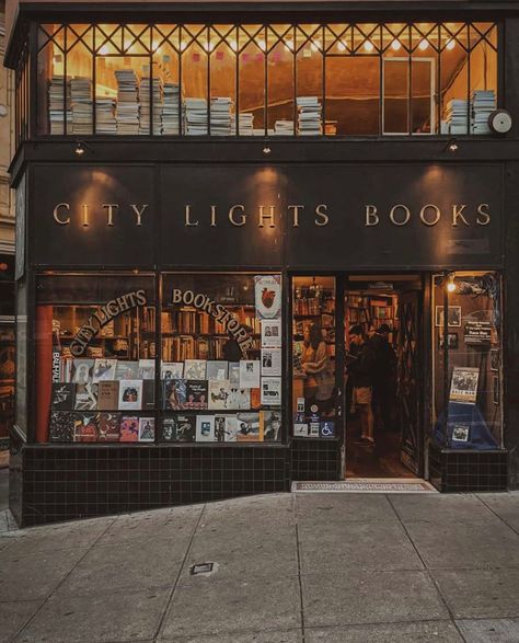 American Booksellers Assoc. on Instagram: “Perfect San Francisco bookstore glow captured by @_wanderlustbookclub 😍 ⠀⠀⠀⠀⠀⠀⠀⠀⠀⠀⠀⠀⠀⠀⠀⠀⠀⠀⠀⠀⠀⠀⠀⠀ This world-famous literary landmark is…” City Lights Bookstore San Francisco, San Francisco Library, San Francisco Bookstore, City Lights Bookstore, Making Marriage Work, Build A Story, Its A Mans World, Chronicle Books, Book Lights