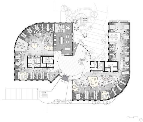 Conseptioal Architecture, Mall Design Architecture Plan, Restaurant Plan, Hotel Floor Plan, Aesthetic Architecture, Hospital Architecture, Concept Models Architecture, Architecture Drawing Plan, Hotel Plan