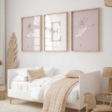 Transform your little one’s space with our enchanting Ballerina Wall Art set! 🎀✨ Add elegance to any nursery or bedroom with three delightful prints featuring graceful ballerinas. Personalize each print with your child’s name for a special touch! Choose from various skin and hair colors to match your decor perfectly. Inspire dreams of twirls and pirouettes! #BallerinaArt #NurseryDecor #GirlsRoom #WallArt #BalletInspiration #KidsDecor #HomeDecor #GirlsBedroom #BallerinaPrints #PersonalizedArt Ballerina Bedroom Aesthetic, Girls Ballerina Bedroom, Ballerina Bedroom, Ballerina Room, Ballerina Wall Art, Toddler Bedroom, Toddler Bedrooms, Girl Beds, Bedroom Aesthetic