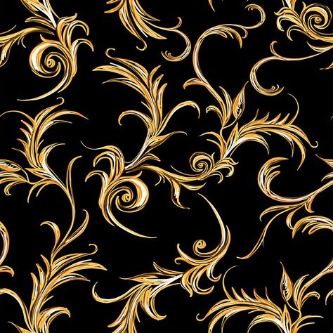 Goddess Temple, Illustration Mural, Pokemon Pattern, Vine Pattern, Pokemon Red, Gold Feathers, Black Stickers, Room With Plants, Gold Wallpaper