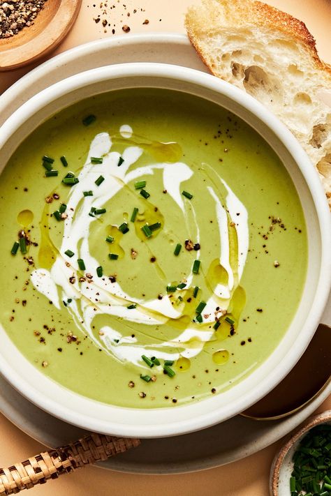 Cream Soup Recipes, Cream Of Broccoli, The Modern Proper, Cream Of Broccoli Soup, Modern Proper, Broccoli Soup Recipes, Creamy Chicken Soup, Winter Comfort Food, Broccoli Soup