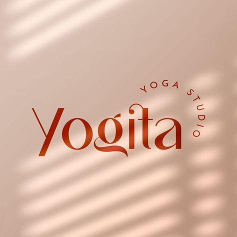 Yogita - Yoga studio #wash. Yoga Logos Ideas, Yoga Studio Logo Design, Yoga Font, Yoga Studio Branding, Yoga Branding Logo, Yoga Logo Design Inspiration, Yoga Graphic Design, Yoga Logo Inspiration, Logo Design Yoga