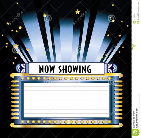 Broadway Movie Marquee - Download From Over 26 Million High Quality Stock Photos, Images, Vectors. Sign up for FREE today. Image: 12359516 Movie Marquee Sign, Art Deco Vector, Broadway Theme, Movie Marquee, Yearbook Covers, Yearbook Themes, Marquee Sign, Video Studio, Studio Props