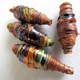 Tyvek Beads, Mixed Media Textile Art, Mixed Media Textiles, Fiber Jewelry, Paper Jewelry, Textile Jewelry, Fabric Beads, Paper Beads, Art Textile