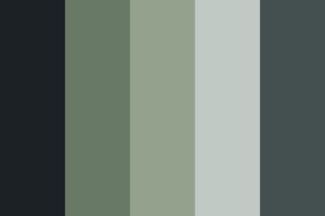 Black And Green Pallete, Black And Green Color Scheme, Sage Green Black Color Palette, Color Palette Green Black, Green Black Palette, Green And Black Colour Palette, Slytherin Color Palette, Color Pallets Green, Grey Green Color Palette