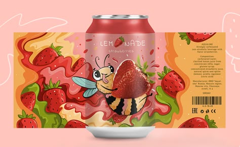 Soda Bottle Label Design, Soda Advertising Design, Soda Graphic Design, Soda Label Design, Can Design Packaging, Soda Packaging Design, Soda Can Design, Drink Label Design, Drink Packaging Design