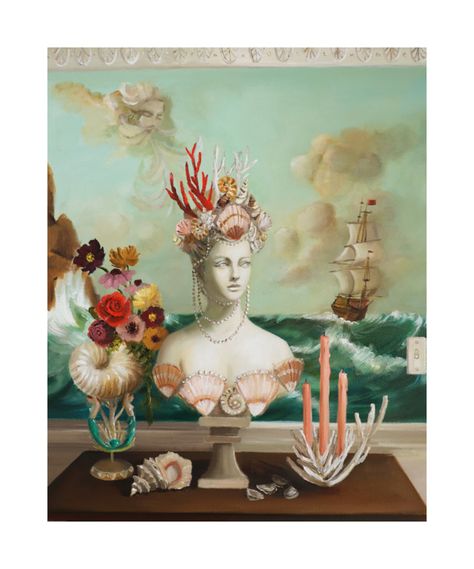 Sea Maiden, Stratford Ontario, Janet Hill, Gods Art, Artfully Walls, Sea Urchins, Art Whimsical, God Art, Photo Canvas