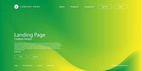 Gradient Website, Green And Yellow Gradient, Green Website, App Redesign, Menu Design Inspiration, Green Branding, Green Waves, Halftone Design, Business Brochure Design