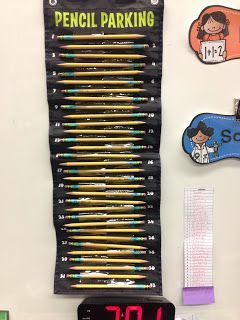 Pencil Station Classroom, Pencil Wars Classroom, Pencil Storage Ideas Classroom, Pencil System For Classroom, Pencil Parking Lot Classroom, Classroom Pencil Management, Pencil Management, Classroom Systems, Choir Classroom