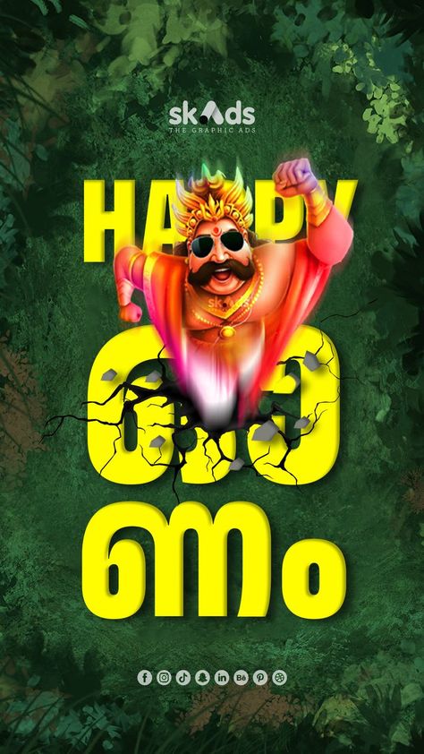 Onam Poster, Onam Images, Santa Claus Pictures, Black Hd Wallpaper, Instagram Design Creative, Happy Onam, Advertising Illustration, Creative Advertising Design, Animation Art Character Design