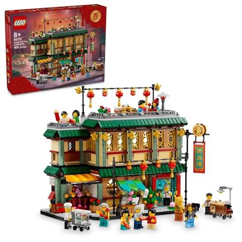 LEGO Spring Festival Family Reunion Celebration Building Toy for Kids, Restaurant Playset with Toy Kitchen and 13 Minifigures for Pretend Play, Gift Set for Boys and Girls Ages 8 and Up, 80113 Kids Restaurants, Lego Shop, Building Toys For Kids, Construction Lego, Lego Gifts, Shop Lego, Chinese Festival, Kids Gift Guide, Buy Lego