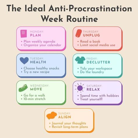 Virtue Map on Instagram: "You can easily stay on top of things and avoid stress by being organized. Planning your routine is a skill that is developed over time through practice. Become more organized and productive with Virtue Map! 💪🥇⁠" Help With Procrastination, Get Rid Of Procrastination, How To Get Rid Of Procrastination, Anti Procrastination Daily Routine, Overcome Procrastination Tips, How To Stop Procrastinating Studying, How To Avoid Procrastination, Habit Mapping, How To Beat Procrastination