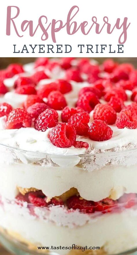 Trifle Raspberry, Chocolate Raspberry Trifle, Trifle Easy, Dessert Trifle, Chocolate Raspberry Cake Recipe, Trifle Bowl Recipes, Raspberry Trifle, Trifle Dessert Recipes, Cake Pudding