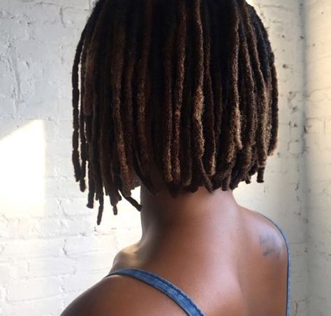 Locs Short, Loc Bob, Short Dreads, Dread Styles, Beautiful Dreadlocks, Short Locs Hairstyles, Starter Locs, Dreads Styles, Black Hair Care