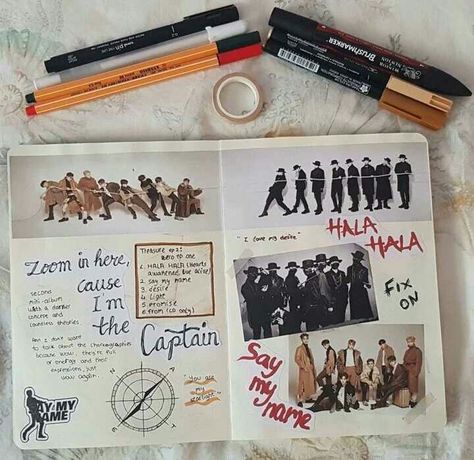 @Credits to the Rightful Owners of the image . #journal #kpopjournal #scrapbooking #kpop #ateez #art #crafts #journalideas Ateez Crafts Ideas, Ateez Journal Ideas, Ateez Crafts, Ateez Scrapbook, Ateez Album Aesthetic, Kpop Scrapbook Ideas, Ateez Journal, Kpop Scrapbook, Kpop Journaling