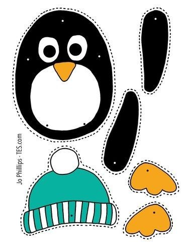 Penguin Crafts, Winter Crafts For Kids, Crafts For Boys, Preschool Christmas, Preschool Activity, Disney Crafts, Candy Land Christmas, Shell Crafts, Animal Crafts