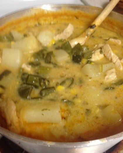 Chicken Poblano Chowder, Poblano Chicken Chowder Soup, Chicken And Pablano Pepper, Poblano Chicken Chowder, Chicken Poblano Soup Recipe, Creamy Chicken Poblano Soup, Poblano Chicken Soup, Pablano Pepper Soup Recipe, Chicken Poblano Soup