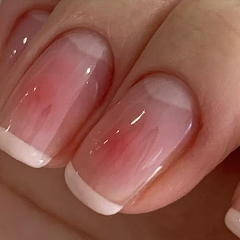 White Sticky Stuff On Hands, Simple Pretty Nail Designs, Her Nails, Casual Nails, Blush Nails, Pretty Gel Nails, Soft Nails, Jelly Nails, Dream Nails