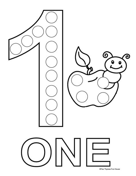 Set Of 123 Numbers (count Apples) Dot Marker Activity Coloring Pages For Kids D21 A Dot Worksheet, Number 1 Coloring Page, Preschool Assessment Forms, Dab Art, Toddler Journal, Dot Marker Printables, Dot To Dot Printables, Number Book, Marker Coloring