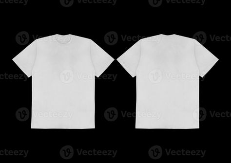 Blank t-shirt white template front and back view on white background. Short Sleeve mock-up Mock Up T Shirt, White Template, Blank T Shirt, Skin Color Palette, Blank T Shirts, Shirt Template, Logo Banners, Back View, Marketing Design