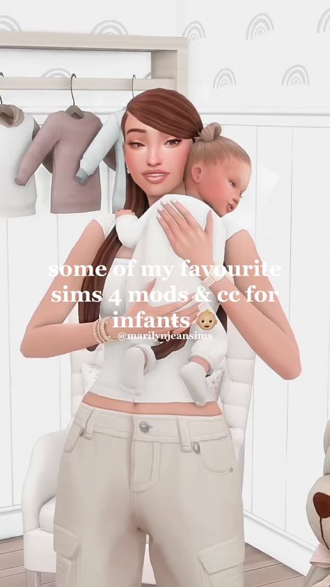 i’m a sucker for cute infant stuff 🥹🍼 #fyp #sims #sims4 #thesims4 #s... | Sims 4 | TikTok Infant Carrier Sims 4, Sims 4 Infant Bottle Override, Sims 4 Infant Decor, Cc For Infants Sims 4, Sims 4 Stroller Functional, Mom Sims 4 Cc, Ts4cc Infant, Sims 4 Infant Download, Wonderful Whims Sims 4