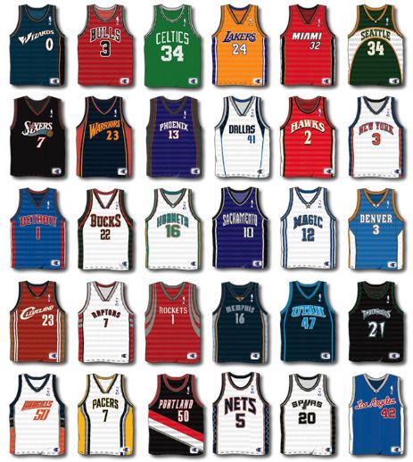 NBA Team Jerseys. www.good-hats.net #nba #nbajerseys #teamjerseys #throwbackjersey #classicjersey #allstar #NewRevolution #final #championship #jersey #basketball #sport #outfit #goodhats Basketball Kit, Nba Uniforms, Nba Basketball Teams, Basketball Tricks, Jersey Uniform, Nba Art, Basketball Net, Nba Jerseys, Basketball Uniforms