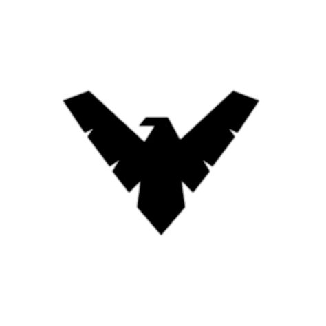 Nightwing Black And White, Nightwing Tattoo, Dc Tattoos, Nightwing Wallpaper, Dc Tattoo, White Icons, Tattoo Art Drawings, Marvel Stuff, Nightwing