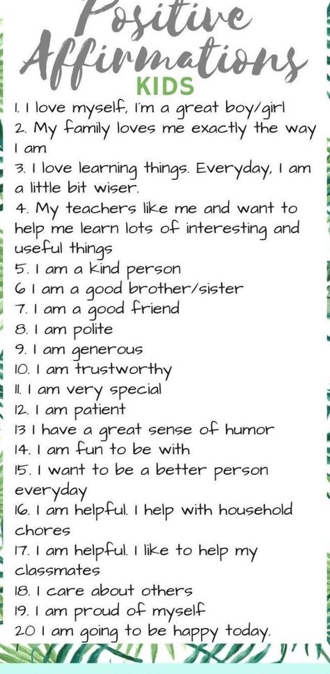 Self Esteem Activities, Positive Affirmations For Kids, Affirmations For Kids, Child Therapy, Positive Self Talk, Morning Affirmations, Positive Discipline, Smart Kids, Good Parenting