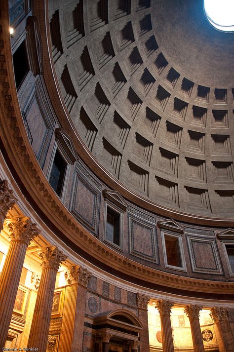 Italy Pantheon, Rome Architecture, Pantheon Rome, Lazio Italy, Roman Architecture, Rome Travel, It's Raining, Ancient Architecture, Ancient Rome