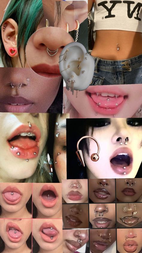 #wild #dark #piercings Girls With Piercings, Piercings, Tattoos, Quick Saves, Black