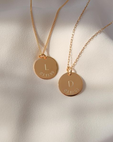 Check out our two new products just in time for Mother’s Day! Our initial & Date and Layered Tribute Necklaces allow you to combine a combination of an initial, date & birth flower. Engrave this necklace for a special person, or add multiple pendants for family members, kids, or best friends🤍🫶🏼 #customjewelry #engravedjewelry #mothersdaygifts #mothersdaygiftideas Couple Jewellery, Fancy Jewellery Designs, Family Necklace, Couple Jewelry, Fancy Jewellery, Engraved Jewelry, Birth Flower, Birth Flowers, Jewellery Designs