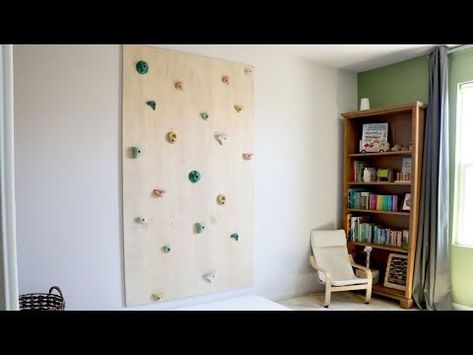 (15) How to Build an Indoor Kids Rock Climbing Wall - Easy Kids' Indoor Climbing Wall - YouTube Kids Rock Climbing Wall, Kids Rock Climbing, Indoor Climbing Wall, Indoor Rock Climbing, Indoor Kids, Basement Renovation, Rock Climbing Wall, Indoor Climbing