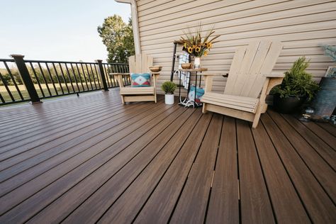 8 Top Composite Decking Brands You Should Know Composite Decking Colors, Composite Decking Designs, Timbertech Decking, Deck Cost, Green Building Materials, Pvc Decking, Wpc Decking, Composite Decking Boards, Dream Deck