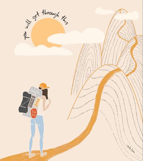 You will get through this. Just pack well and check this list: ✔️cap full of positivity ✔️sleeping bag made of courage ✔️backpack full of flexibility and determination ✔️ bottle of faith ✔️first aid kit filled with humility ✔️some love #empowerment #motivationalquote #empoweringwomen #wallpaper #adventure #adventureawaits Determination Illustration, Wallpaper Adventure, Aid Kit, First Aid Kit, Sleeping Bag, First Aid, Adventure Awaits, Self Help, Bag Making