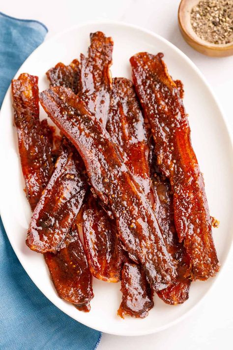 Million Dollar Bacon Millionaire Bacon Recipe, Million Dollar Bacon Recipe, Million Dollar Bacon, Candied Bacon Recipe, Tailgating Ideas, Brown Sugar Bacon, Pbs Food, Bacon In The Oven, Bacon Recipe