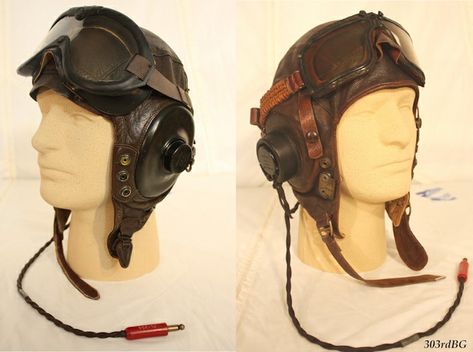 Aviator Helmet, Pilot Helmet, Aviator Cap, Pilot Uniform, Wwii Uniforms, Leather Flight Jacket, Hat Aesthetic, Flight Suit, Night At The Museum