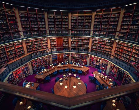 The Round Reading Room at the Maughan Library King's College London   [Regram from the excellent @jethro_stebbings] by timeoutlondon Maughan Library, Ivy College, Kings College London, Kings College, Indie Bookstore, King's College London, Cozy Coffee Shop, King's College, College Aesthetic