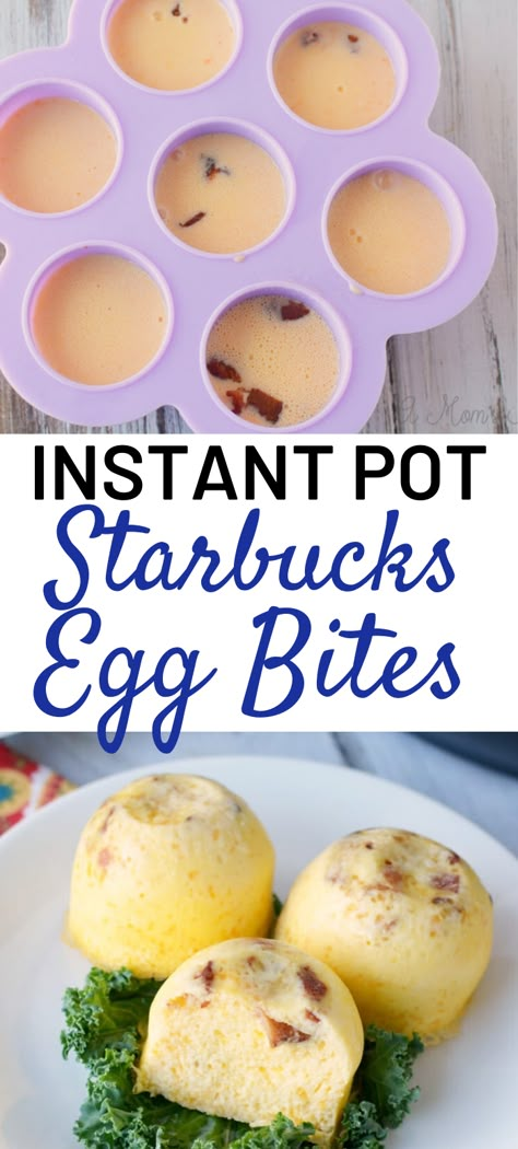 Starbucks Egg Bites Recipe, Instant Pot Egg Bites, Starbucks Sous Vide Eggs, Sous Vide Egg Bites, Egg And Grapefruit Diet, Starbucks Egg Bites, Sous Vide Egg, Egg Bites Recipe, Copycat Starbucks