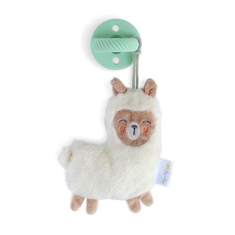 A sweet animal pal and pacifier all in one! Choose from Peyton the Sloth, Lane the Llama, Jolie the Unicorn or Alex the Fox! The Sweetie Pal™ lovey attaches to our Sweetie Soother™ pacifier (included) and is easy for baby to grasp while keeping the pacifier in place. The soft character will become an instant BFF for your little one! Easily attaches to the handle of a Sweetie Soother™ pacifier (included). Soft Character, Baby Hospital Bag, The Pacifier, Itzy Ritzy, Baby Hospital, Diaper Bag Tote, Pacifier Holder, Baby Bundles, Baby Milk