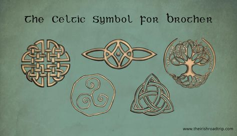 Celtic Symbol For Brother, Brother Symbol, Ancient Celtic Symbols, Brotherhood Tattoo, Nordic Symbols, Brother Tattoos, Family Symbol, Tree Of Life Symbol, Old Symbols