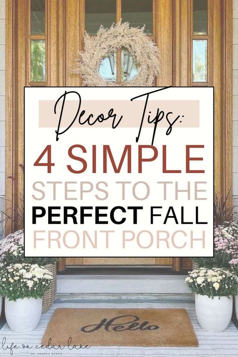 Fall Porch Decor Neutral, Front Entrance Fall Decorating Ideas, Fall Porch Minimalist, Simple Front Door Fall Decor, Fall Front Door Decor Entrance Modern, Outside Fall Decor Front Porches Simple, Front House Fall Decor, Easy Front Porch Fall Decor, Fall Porch Decorating Ideas 2023