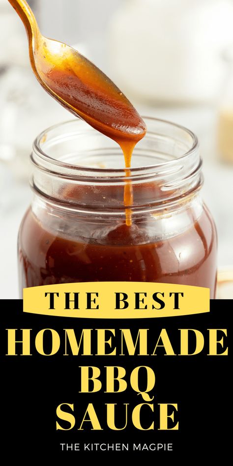 Homemade Bbq Sauce Easy, Best Homemade Bbq Sauce, Easy Homemade Bbq Sauce, Home Made Bbq Sauce, Homemade Barbeque Sauce, Vinegar Bbq Sauce, Homemade Barbecue Sauce Recipe, Barbeque Sauce Recipe, Easy Bbq Sauce