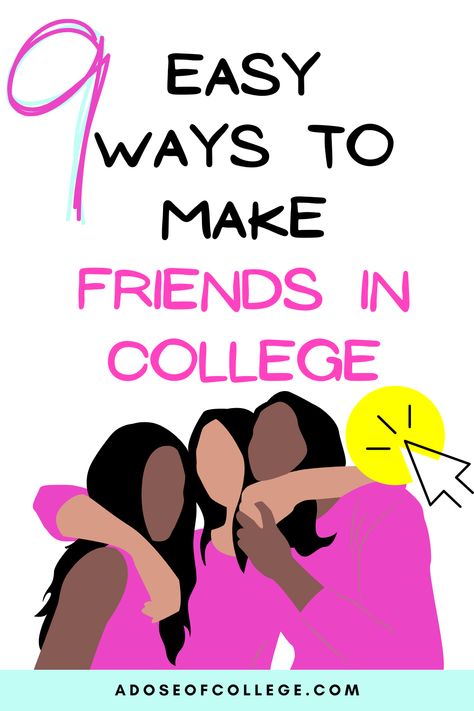 Are you worried about making friends in college? Or are you having a hard time making friends? Find out how to make friends easily! How To Make Friends In College, Friends At College, Making Friends In College, Ways To Make Friends, Friends In College, Make Friends In College, College Friends, College Park, Meet Friends