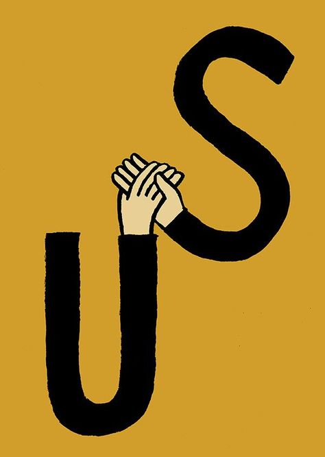 Jean Jullien, Lisa Congdon, Art And Illustration, Typography Letters, Black And Yellow, 로고 디자인, Graphic Design Inspiration, Word Art, Design Logo