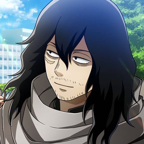 Aizawa Shouta, An Anime, My Hero, Hero Academia, My Hero Academia, Anime, Hair, Black