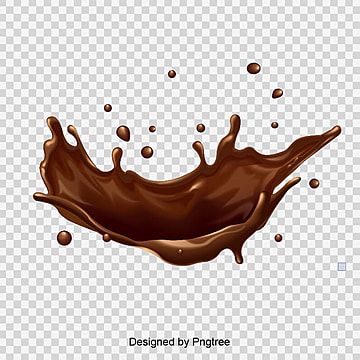 Chocolate Splash, Painted Chocolate, Camera Clip Art, Food Logo Design Inspiration, Chocolate Logo, Milk Splash, Watercolor Flower Background, Cake Logo Design, Element Design