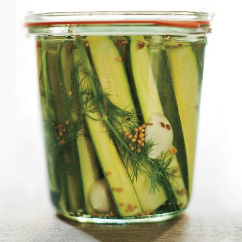 59 Sensational Zucchini Recipes for Grilling, Roasting, Ribbons, and More | Epicurious Zucchini Dill Pickles, Dill Pickles Recipe, Pickles Recipes, Zucchini Pickles, Pickles Recipe, Dill Pickles, Home Canning, Garden Recipes, Sauce Tomate